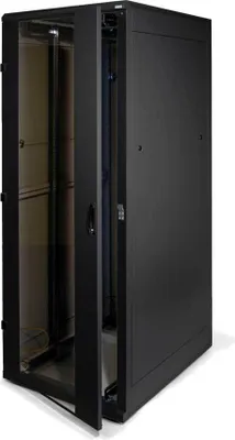 Image de 19"-Netzwerkschrank 37HE, Triton RMA-37-A66-BAX-A1, 600x600mm, Frontglastür, tiefschwarz