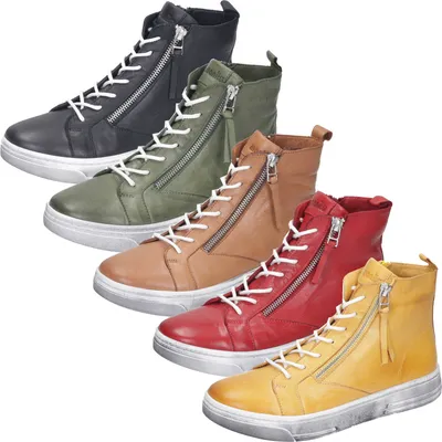 Produktbild von Manitu Damen Schnürboots Stiefeletten Leder 991596, Größe:41 EU, Farbe:Rot