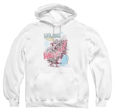 Immagine prodotto di Felpa con cappuccio unisex, design natalizio, Batman, taglia S, colore bianco (TV40585)