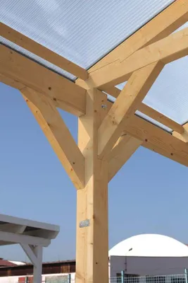 Produktbild von Alpholz Carport Westerwald 362 x 541 cm aus Holz Unterstand Überdachung