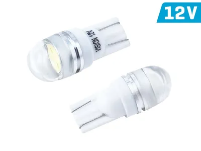 Immagine prodotto di Lampadina LED T10 12V, 1x HP LED, bianco, 1pc