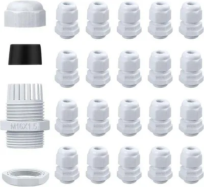 Produktbild von Wasserdichte Kabeldurchführung M16 - IP68 - 20 Stück