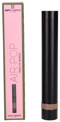 Produktbild von Gift Company Air Pop Weinöffner schwarz 14cm