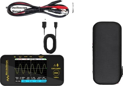 Obrázek produktu pro Ruční osciloskop, šířka pásma 10MHz, vzorkovací frekvence 48MSa/s, osciloskopická sonda OT3