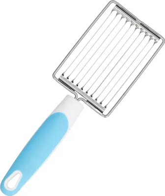 Obrázek produktu pro Nůž na krájení z nerezové oceli na rajčata, šunku a ovoce s protiskluzovou rukojetí (modrý)