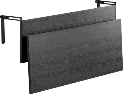 Produktbild von SucceBuy Balkon-Hängetisch, 30,5 x 121,9 cm, Terrassengeländer für den Außenbereich, zusammenklappbar