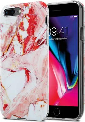 Produktbild von Cadorabo Schutzhülle für Apple iPhone 7 PLUS / 7S PLUS / 8 PLUS Hülle in Rosa TPU Handyhülle Etui Case Cover