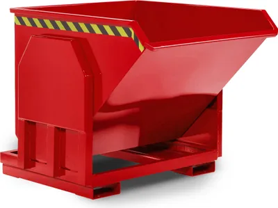 Produktbild von R+R Industrietechnik Schwerlastkipper Typ RMK-100 1400x1330x1030mm 1000dm³ RAL 3000 Feuerrot