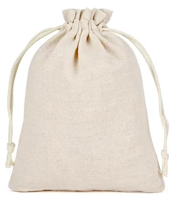 Immagine prodotto di 20 sacchetti di cotone con coulisse, dimensioni 30 x 40 cm
