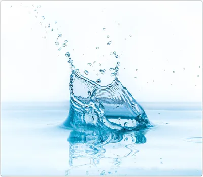 Produktbild von Spritzschutz Herdabdeckplatte Schneidebrett aus Glas Wasserspritzen 1-Teilig (60x52cm)