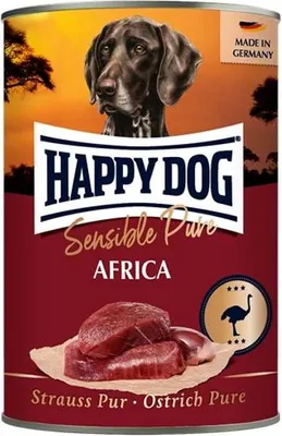 Image de Happy Dog Dose Strauß Pur 400g