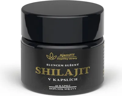 Produktbild von AjemFIT Shilajit sonnengetrocknet – 60 Kapseln