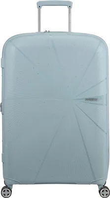 Produktbild von American Tourister Trolley Starvibe Spinner 77 / 28 EXP TSA Azzurro Speckles hellblau 84cm