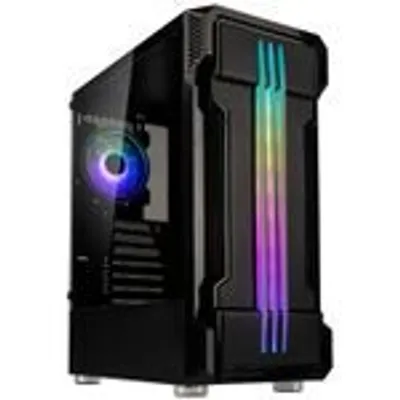 Produktbild von Kolink Inspire K10, Midi Tower, PC, Schwarz, ATX, micro ATX, Mini-ITX, Kunststoff, Stahl, Gehärtetes Glas, Multi