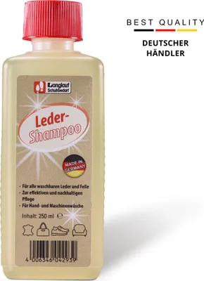 Produktbild von Lederwaschmittel Lammfellwaschmittel - Waschmaschinen geeignet - Ledershampoo Hand & Maschinenwäsche - Lambskin Leather Detergent  250ml