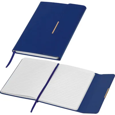 Produktbild von Notizbuch / mit Magnetverschluss / DIN A5 / 192 linierte Seiten / Farbe: blau