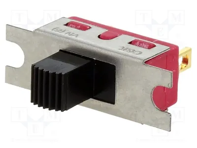 Obrázok produktu pre 1x Spínač posuvný, 0,02 A / 20 V DC, typ 1101M1S3ZBE2, pre striedavý prúd: 0,02 A / 20 V AC, pozícia: 2