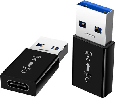 Produktbild von Hochgeschwindigkeitsadapter Typ-C zu USB 3.0 a Konverter-Konverter-Konverter-Schnittstelle zum Anschluss von Computer Mobile Telefon schwarz