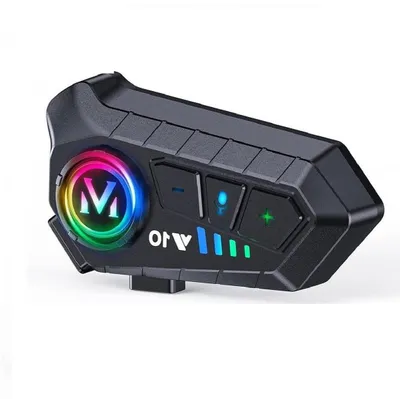 Produktbild von Motorrad-Headset,Bluetooth-Helm-Headset,CVC-Rauschunterdrückung,IPX6 wasserdicht,1000-mAh-Akku, bringt klare Kommunikation und sicheres Fahrvergnügen