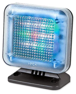 Produktbild von WALTER TV-Simulator, Bildschirm-Simulator, kraftvolle und sparsame LED-Lichter, hohe Sicherheit, einstellbare Laufzeit EIN/4h/7h, sehr realistisch, Einbruchsschutz, Fake-TV