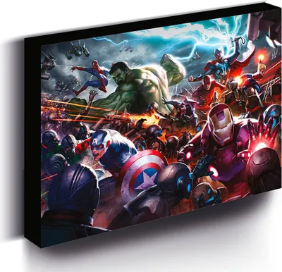 Obrázok produktu pre Obraz LED svietiaci Marvel, 30x40 cm