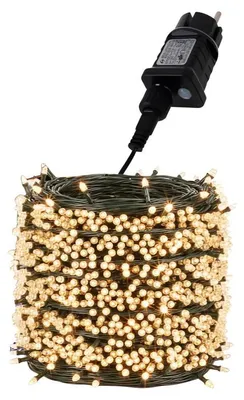 Obrázek produktu pro Izoxis 24898 Vánoční osvětlení 500 LED, IP44, 8 režimů, 35 m, teplá bílá