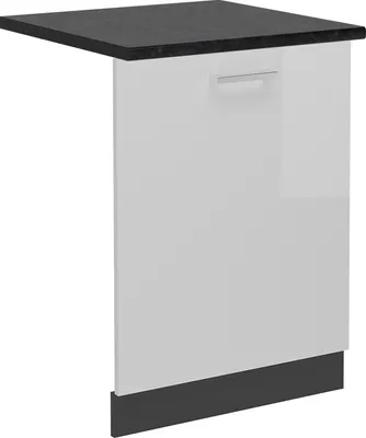 Obrázok produktu pre Predný panel Vicco R-Line Biely vysoký lesk 60 cm , AP Antracit, Model 54922