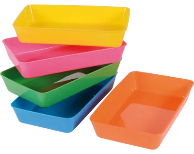 Produktbild von Eduplay Materialboxen Spielzeug Set XL - Aufbewahrungstabletts 5 Stück