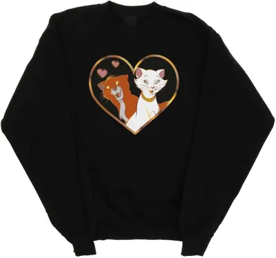 Produktbild von Disney - "The Aristocats" Sweatshirt für Damen BI13257 (S) (Schwarz)