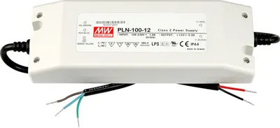Produktbild von MEANWELL PLN-100-24, Installationsnetzteil, 96W 24V 4A CV+CC