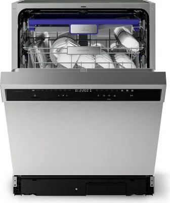 Produktbild von Klarstein Verosteel Geschirrspüler 60cm Unterbau - 14 Plätze, 9 Programme, 42 dB, A , AquaStop, Kindersicherung, Edelstahl, Spülmaschine Unterbau