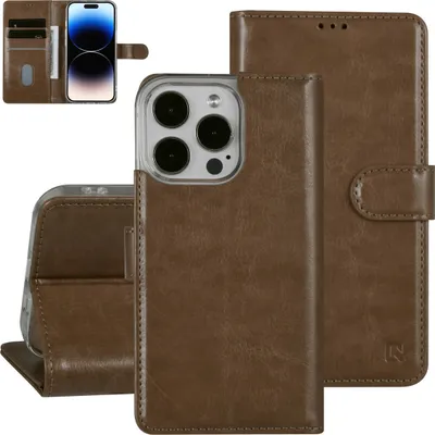 Immagine prodotto di UNIQ Accessory Custodia a libro per iPhone 14 Pro - Portacarte per 3 carte - Chiusura magnetica - Oro
