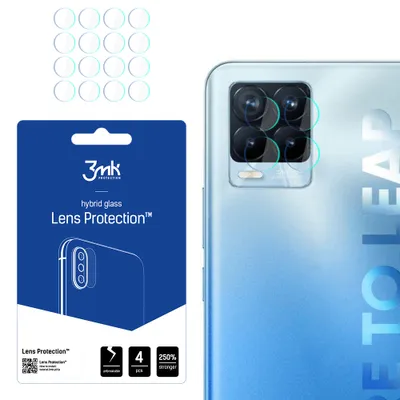 Zdjęcie produktu dla Szkło na obiektyw 3MK Lens Protect do Realme 8 Pro 4szt