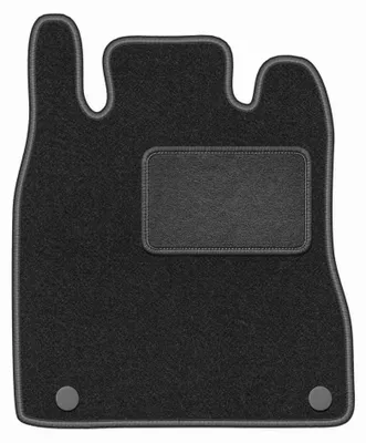 Immagine prodotto di Tappetino guidatore in moquette per Mercedes W168 z łapką 1997-2004 (hatchback) – 1 pezzo, grigio grafite, su misura – Wielganizator LUX