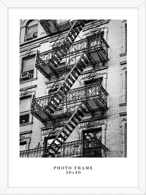 Immagine prodotto di Cornice per foto STYLER, 30x40 cm, modello Alaska, cornice decorativa per foto, ideale per soggiorno, camera da letto o ufficio