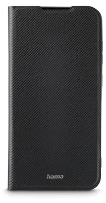 A black smartphone case is shown against a white background.