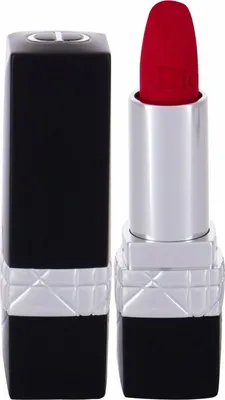 Zdjęcie produktu dla Christian Dior, Couture Colour, Matte, Cream Lipstick, 999, Velvet, Refillable, 3.5 ml