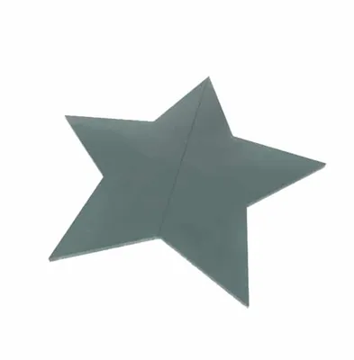 Produktbild von Turnmatte Stern 2-teilig 120x120x5 Spielmatte aus Velours Gymnastikmatte Fitnessmatte Sportmatten