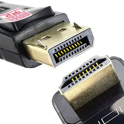 Produktbild von 1,8M - DisplayPort DP zu HDMI Adapter Kabel 1.2 HDMI 1.4 Full HD 4K cable