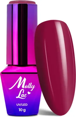 Image de MollyLac Hearts & Kisses Rowanberry Coral Vernis à ongles hybride, 10 g, n° 194