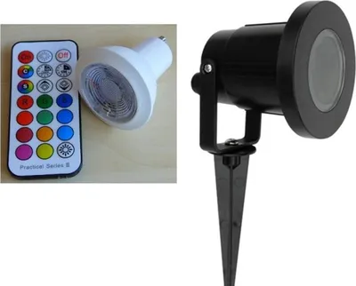 Produktbild von 2235 Gartenspot LED RGB+CCT Strahler + Fernb. + Timer