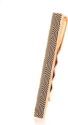 Produktbild von Karisma Hochwertige Herren Edelstahl 316L Krawattennadel/Krawattenklammer/Tie Clip Rosé-Gold Beschichtet TC188-002-W