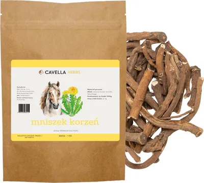 Immagine prodotto di Integratore alimentare per cavalli Cavella Herbs: radice di tarassaco, ricca di inulina
