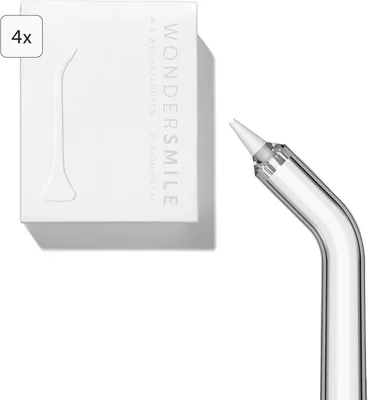 Produktbild von Wondersmile Periodontal Düse – Ersatzdüsen für Munddusche Waterflow - SmoothFlow-Technologie für optimale Zahn- & Zahnfleischpflege (White, 4er Pack)