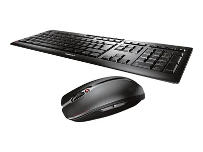 Obrázek produktu pro Sada klávesnice a myši CHERRY STREAM DESKTOP, černá, US-English QWERTY se symbolem EURO