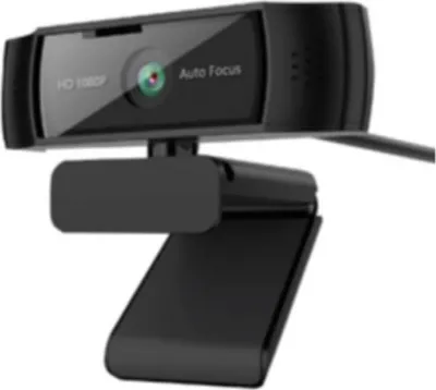 Produktbild von Nilox Webcam NXWCA2K12 2K Schwarz mit Autofokus und USB-Anschluss