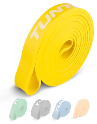 Image de Bande de force powerband léger pour musculation jaune