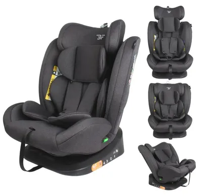 Produktbild von Bebies First Entour Kindersitz i-Size Gruppe 0/1/2/3 Grau – mitwachsender Autositz 40–150 cm (0–36 kg), von Geburt bis ca. 12 Jahre