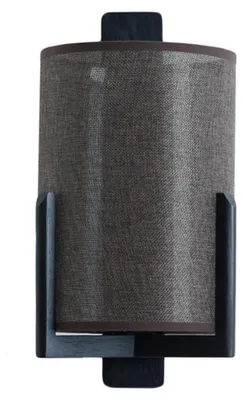 Image de Light & Living - applique murale - Litto - noir - bois - E27 - 3128783