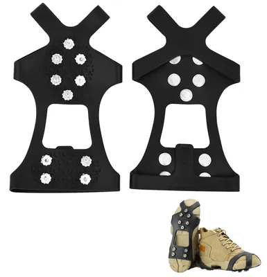 Image de Solidchoice - Crampons antidérapants pour chaussures et bottes, idéaux pour l'hiver